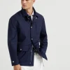 Brunello Cucinelli Fieldjacket aus Schurwolltuch mit Membran | Herren Mäntel & Jacken