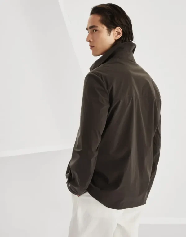 Brunello Cucinelli Fieldjacket ohne Futter aus Baumwollgewebe mit wasserabweisender Membran | Herren Mäntel & Jacken