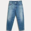 Brunello Cucinelli Five-Pocket-Hose aus Denim mit Destroyed-Rissen | Kinder Hosen