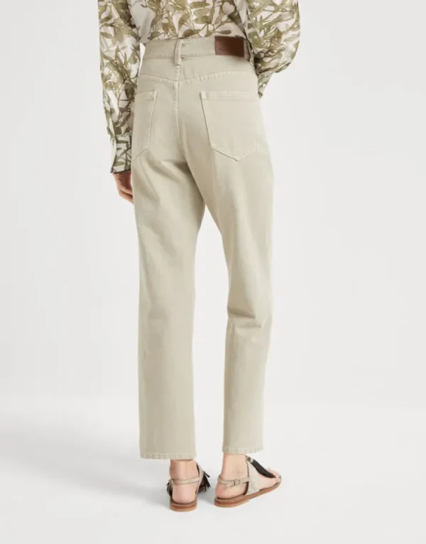 Brunello Cucinelli Five-pocket-Hose aus gefärbtem Denim | Damen Hosen