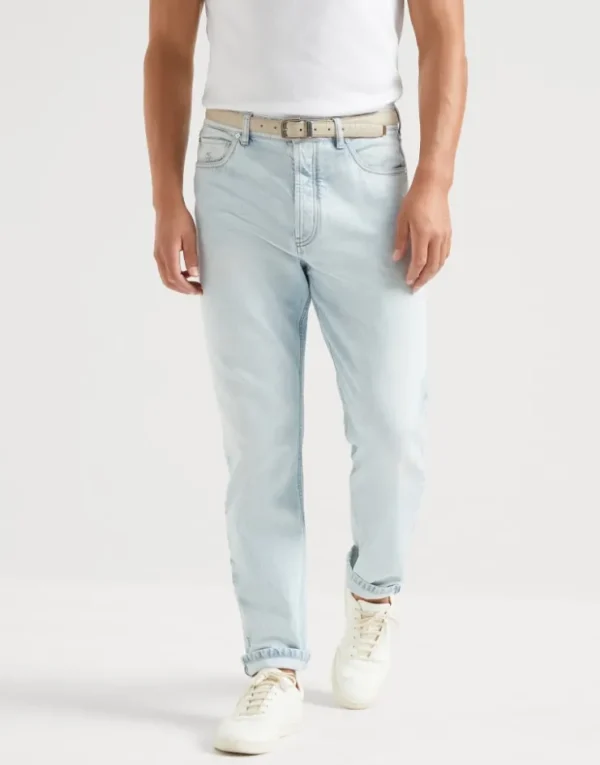 Brunello Cucinelli Five-Pocket-Hose in Iconic Fit aus Denim | Herren Denim