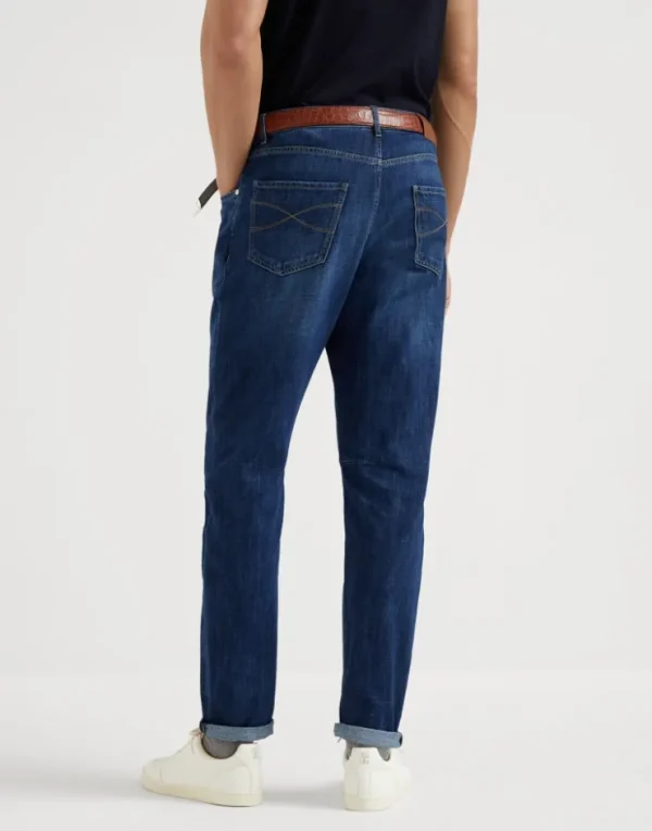 Brunello Cucinelli Five-Pocket-Hose in Leisure Fit aus leichtem Denim | Herren Denim