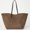 Brunello Cucinelli Große BC Duo-Tasche aus Veloursleder mit Monili | Damen Handtaschen & Shopper