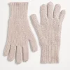 Brunello Cucinelli Handschuhe aus doppeltem Rippenstrick in Sparkling-Kaschmir | Kinder Accessoires