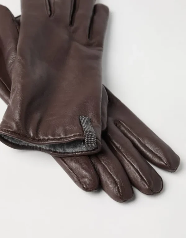 Brunello Cucinelli Handschuhe aus Nappaleder mit Monili | Damen Weitere Accessoires