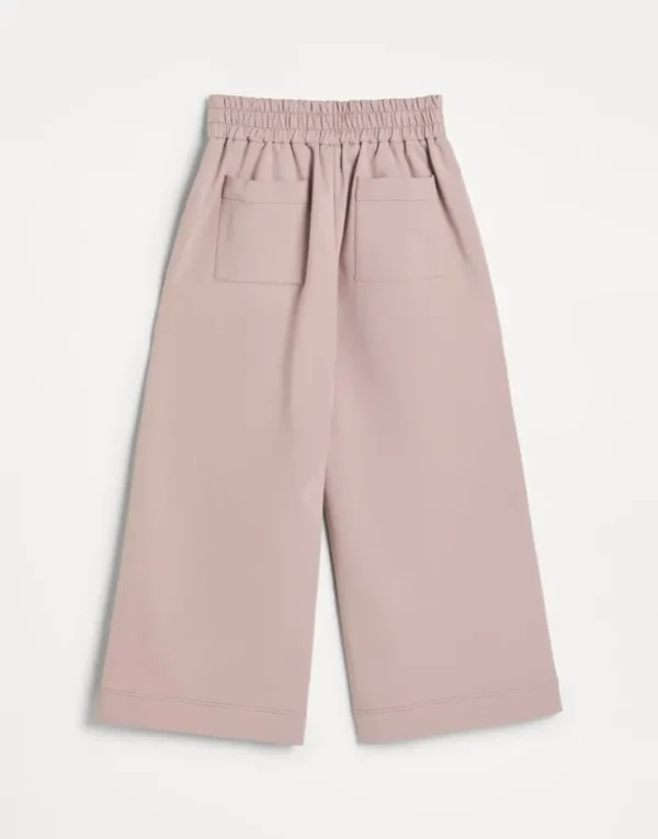 Brunello Cucinelli Hose aus leichtem Stretch-Baumwollsweat | Kinder Travelwear