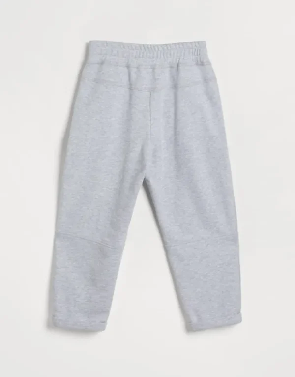 Brunello Cucinelli Hose aus Smooth-Baumwollsweat | Kinder Travelwear