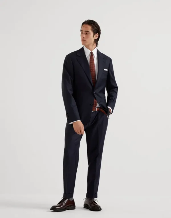 Brunello Cucinelli Hose in Formal Fit aus Four Season-Köper in Schurwolle 150‘S | Herren Hosen