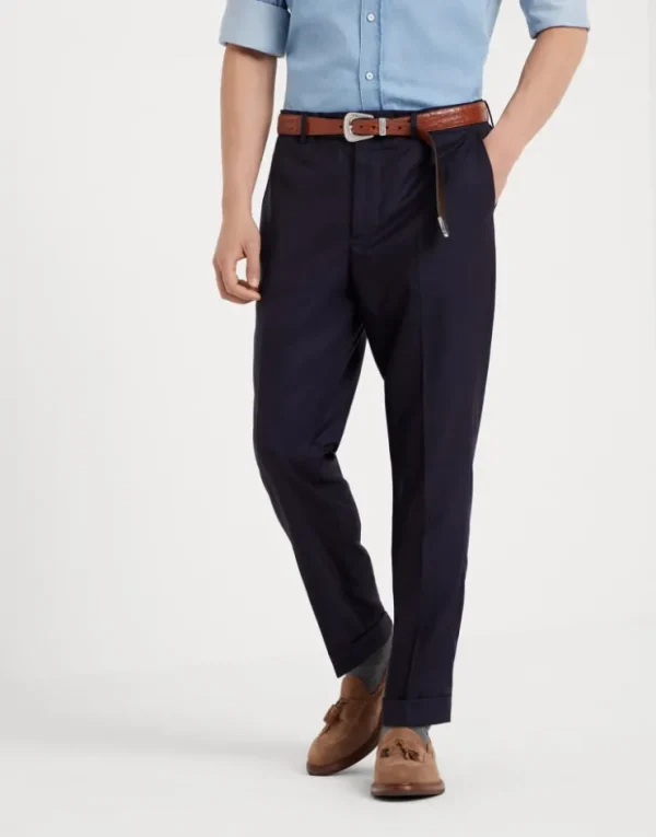 Brunello Cucinelli Hose in Formal Fit aus leichtem Kaschmir | Herren Hosen