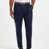 Brunello Cucinelli Hose in Leisure Fit aus Schurwolle 150‘s in Prince-of-Wales-Karo mit Bundfalten | Herren Hosen