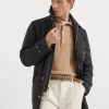 Brunello Cucinelli Jacke aus Techno-Baumwollgabardine mit Thermore®-Wattierung | Herren Mäntel & Jacken