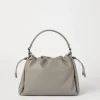 Brunello Cucinelli Kleine Mellow Bucket-Bag aus Softleder mit Monili | Damen Umhängetaschen & Rucksäcke