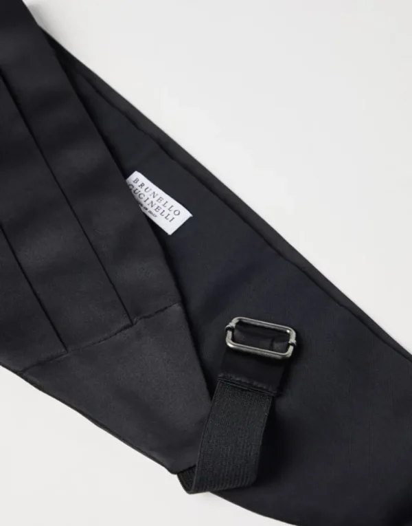 Brunello Cucinelli Kummerbund aus Satin in Baumwolle und Seide | Herren Weitere Accessoires | Smokings