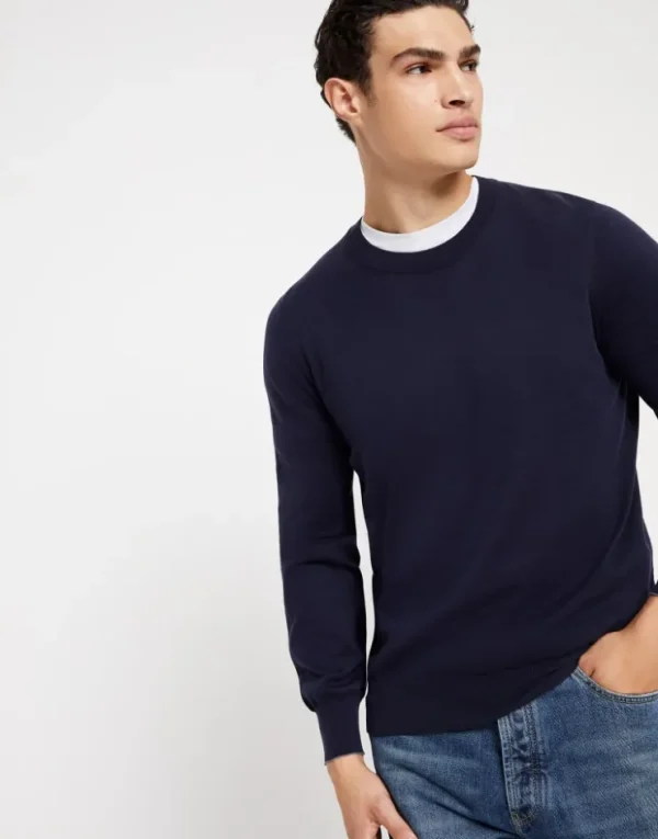 Brunello Cucinelli Leichter Pullover aus Baumwolle | Herren Strickwaren