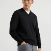 Brunello Cucinelli Leichter Pullover aus Kaschmir und Seide | Herren Strickwaren