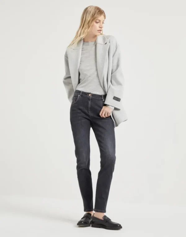 Brunello Cucinelli Leichter Pullover aus Kaschmir und Seide | Damen Strickwaren