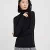 Brunello Cucinelli Leichter Rollkragenpullover aus Kaschmir und Sparkling-Seide | Damen Strickwaren