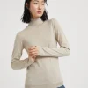 Brunello Cucinelli Leichter Rollkragenpullover aus Kaschmir und Sparkling-Seide | Damen Strickwaren