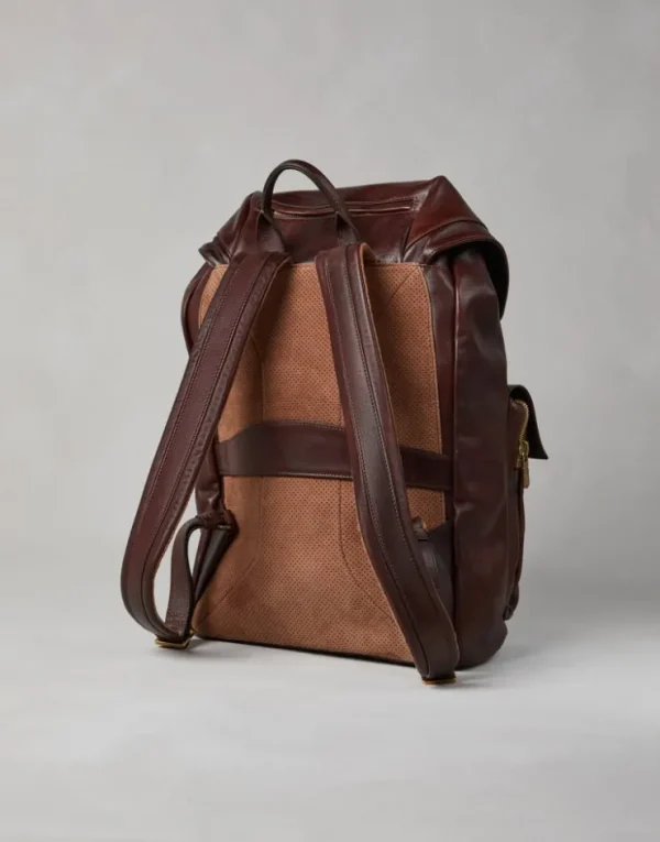 Brunello Cucinelli Leisure-Rucksack aus Kalbsleder | Herren Taschen