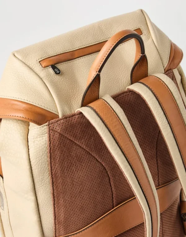 Brunello Cucinelli Leisure-Rucksack aus Rindsleder | Herren Taschen