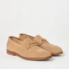 Brunello Cucinelli Loafers aus Veloursleder mit Spangendetail | Herren Mokassins