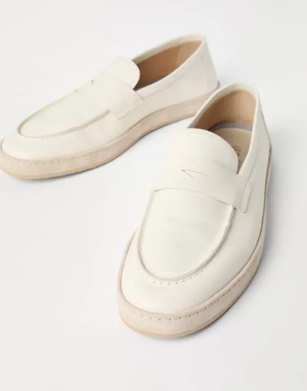 Brunello Cucinelli Loafer-Sneakers aus Soft-Kalbsleder | Herren Mokassins