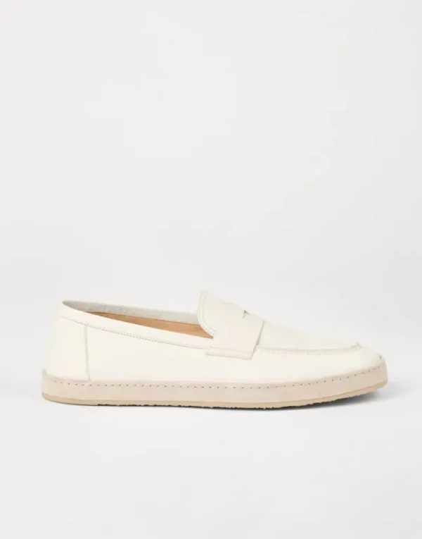 Brunello Cucinelli Loafer-Sneakers aus Soft-Kalbsleder | Herren Mokassins