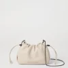 Brunello Cucinelli Mellow Mini Bucket-Bag aus Soft-Leder mit Precious Chain | Damen Umhängetaschen & Rucksäcke