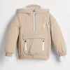 Brunello Cucinelli Mountain-Anorak aus Nylon mit Membran, Wattierung aus Thermore®, Print und Monili | Kinder Mäntel & Jacken