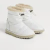 Brunello Cucinelli Mountain-Boots aus gestepptem Nylon mit Futter aus Shearling | Kinder Schuhe