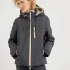 Brunello Cucinelli Mountain-Jacke aus Tropical Luxury-Wolle mit Wattierung aus Thermore®, Kapuze mit Shearling-Futter und Monili | Damen Travelwear | Mäntel & Jacken