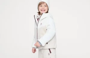 Brunello Cucinelli Mountain-Parka aus Nylon und Cordsamt mit Membran und Wattierung aus Thermore® | Kinder Mäntel & Jacken