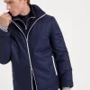 Brunello Cucinelli Mountain-Parka aus Schurwollflanell mit Nadelstreifen, Membran und Wattierung aus Thermore® | Herren Mäntel & Jacken