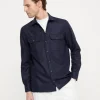 Brunello Cucinelli Overshirt aus Schurwollflanell mit Brusttaschen | Herren Hemden