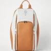 Brunello Cucinelli Padel-Rucksack aus Nylon und Rindsleder | Reiseutensilien