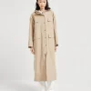 Brunello Cucinelli Parka aus Techno-Baumwollpanama mit Membran und Shiny Trim | Damen Mäntel & Jacken