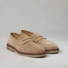 Brunello Cucinelli Penny-Loafers aus Veloursleder | Herren Mokassins