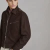 Brunello Cucinelli Pilotenblouson aus Nubukleder | Herren Mäntel & Jacken