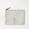 Brunello Cucinelli Pochette aus Canvas mit Tennis-Logo | Reiseutensilien