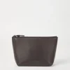 Brunello Cucinelli Pochette aus genarbtem Kalbsleder mit Monili | Damen Kleinleder