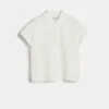 Brunello Cucinelli Poloshirt aus Baumwolljersey mit Dazzling Fern Embroidery | Kinder T-shirts & Hemden