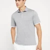 Brunello Cucinelli Poloshirt aus Jersey in Seide und Baumwolle mit Hemdkragen und Faux-Layering | Herren T-shirts & Poloshirts