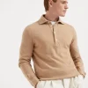 Brunello Cucinelli Poloshirt aus Kaschmirstrick | Herren Strickwaren