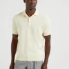 Brunello Cucinelli Poloshirt aus leichtem Baumwollstrick | Herren Strickwaren