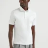 Brunello Cucinelli Poloshirt mit Hemdkragen aus Baumwolljersey | Herren T-shirts & Poloshirts