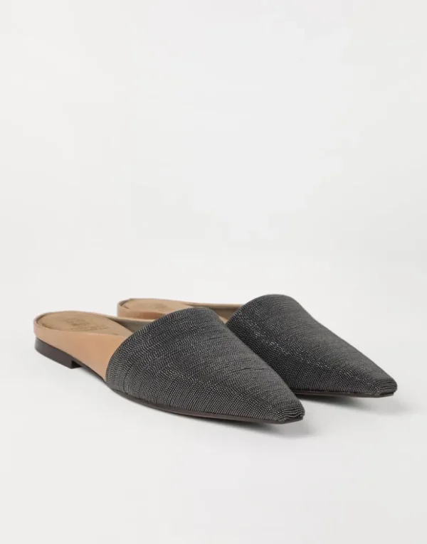 Brunello Cucinelli Precious-Flats aus Kalbsleder | Damen Loafers & Flache Schuhe