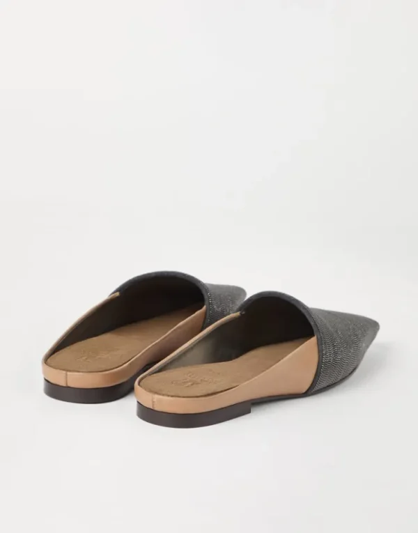 Brunello Cucinelli Precious-Flats aus Kalbsleder | Damen Loafers & Flache Schuhe