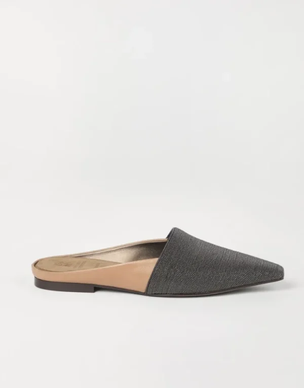 Brunello Cucinelli Precious-Flats aus Kalbsleder | Damen Loafers & Flache Schuhe