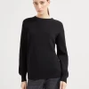 Brunello Cucinelli Pullover aus Baumwolle in Patentstrick mit Monili | Damen Strickwaren