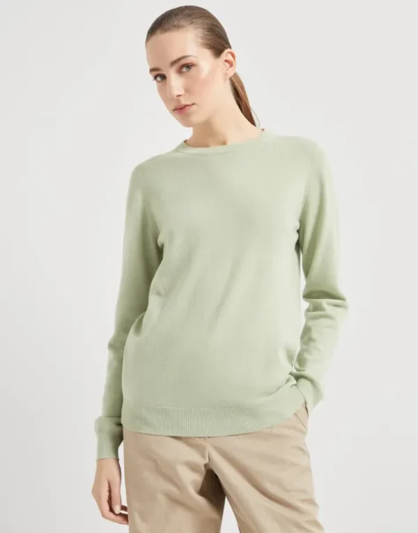 Brunello Cucinelli Pullover aus Kaschmir mit Monili | Damen Strickwaren